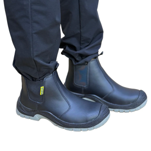 Men's Aviator Workwear Safety Shoes, Professional Steel Toe & Puncture Proof with Air Cushioned & Non Slip Sole - Breathable Shock-Absorbing